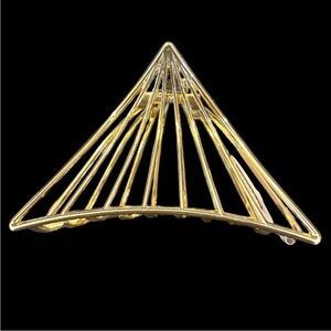 Free People Gold Tone Claw Clip NWT